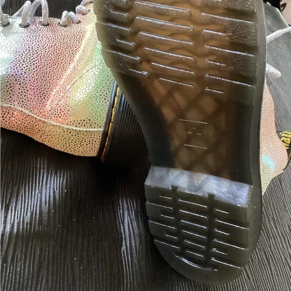 Dr. Martens Black and White Lace-Up Boots - Picture 9 of 15